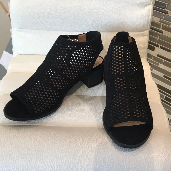 payless peep toe booties